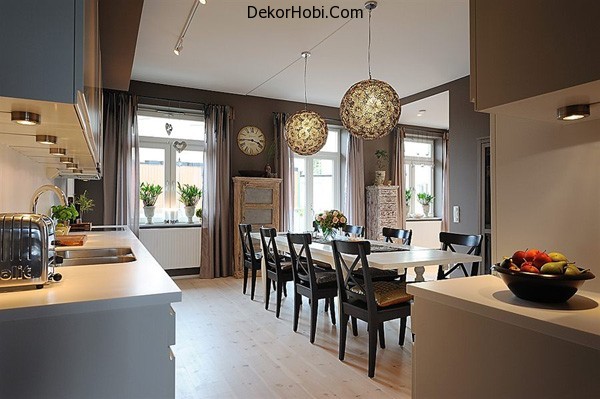 Büyüleyici Dekorlarıyla İsveç’te Bir Daire