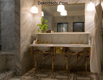 Mermer Banyo Modelleri 2012