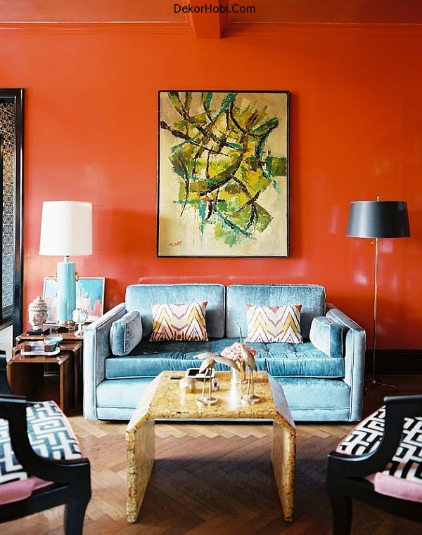 orange-wall-in-fancy-living-room