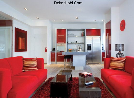 beautiful-red-and-white-apartment-decor-vibrant-couch1