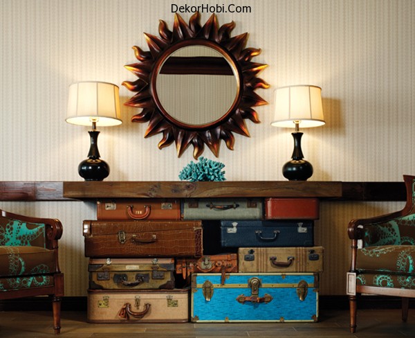 diy-table-on-stacked-vintage-suitcases