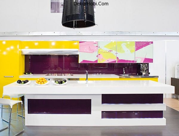 purple-and-yellow-kitchen