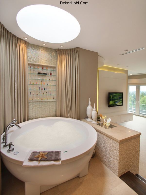 contemporary-round-bathtub