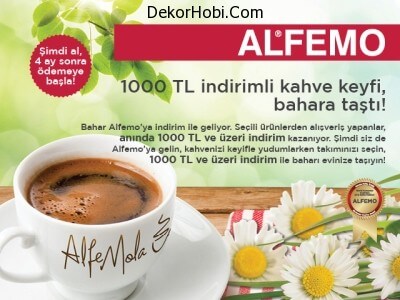 Alfemo’dan 1.000 TL’lik İndirim