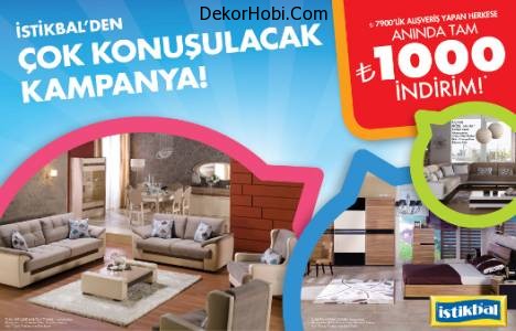 İstikbal Mobilya’dan Bin TL İndirim