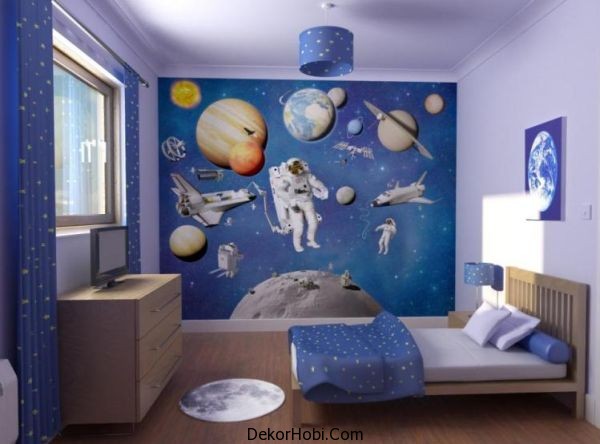 Accent-fabrics-and-wall-mural-ensure-that-this-bedroom-can-altered-with-ease-in-future