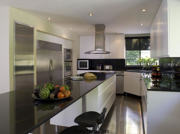 Chic-modern-kitchen-with-polished-surfaces-and-a-smart-corner-sink-unit
