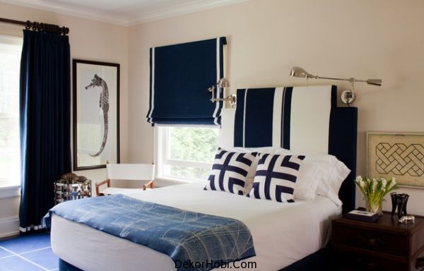Navy-blue-and-white-make-a-rich-refined-and-bold-combination-for-the-kids-room