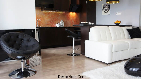 34 Metrekarelik Şık Daire Dekorasyonu