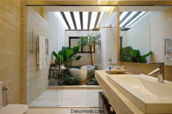 Tropical-modern-bathroom