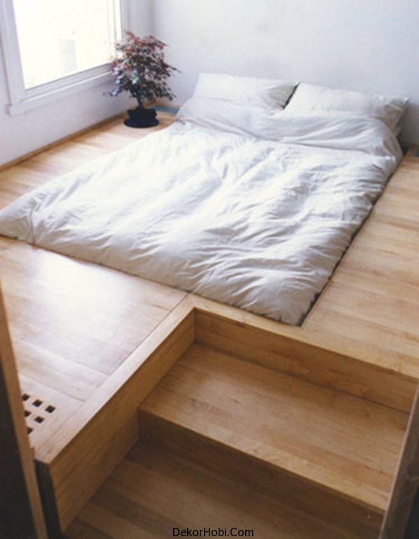 wood-sunken-bed