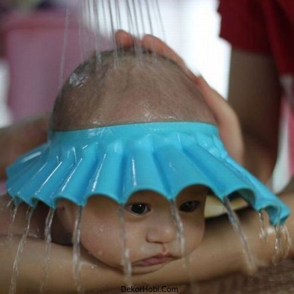 Bebek Banyo Şapkası