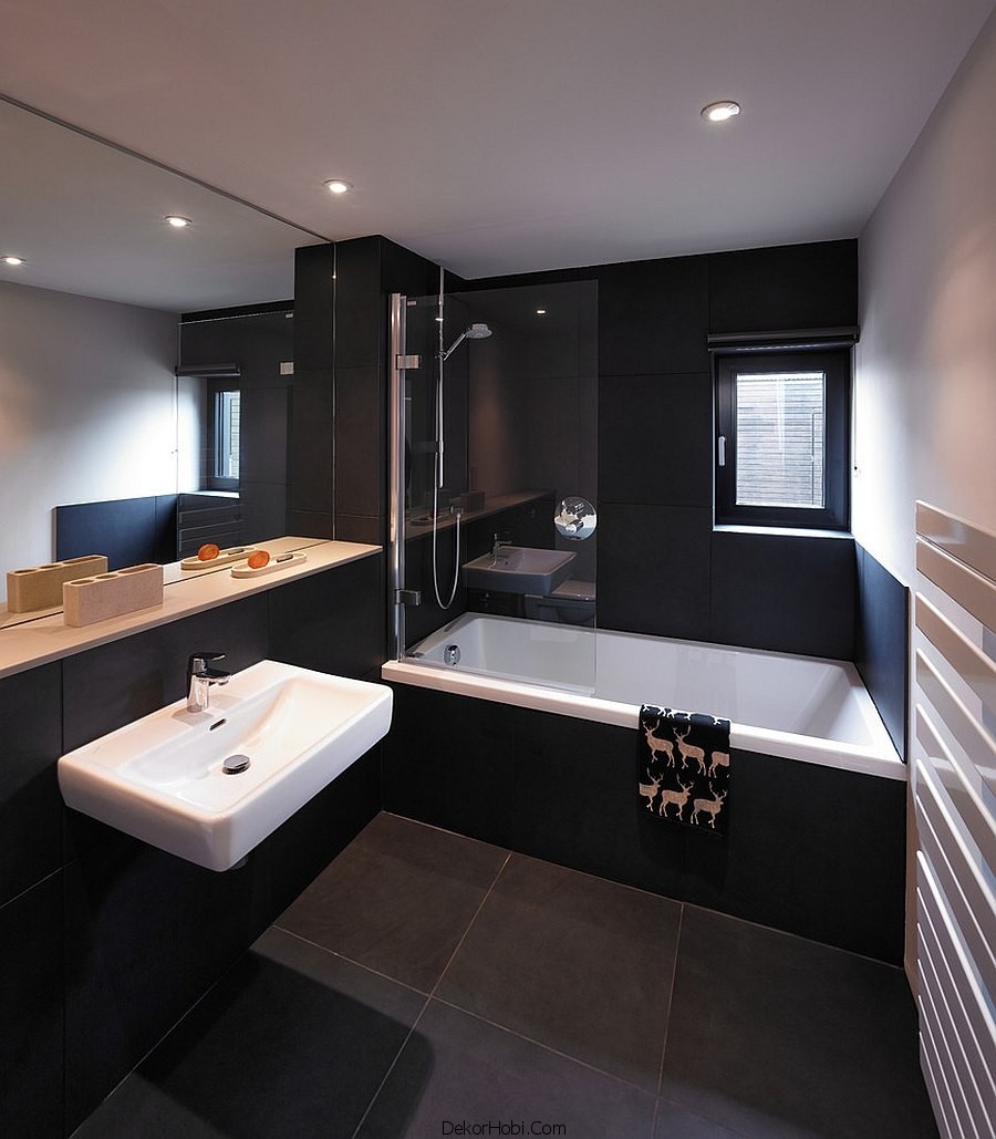 siyah renk banyo tasarımları15