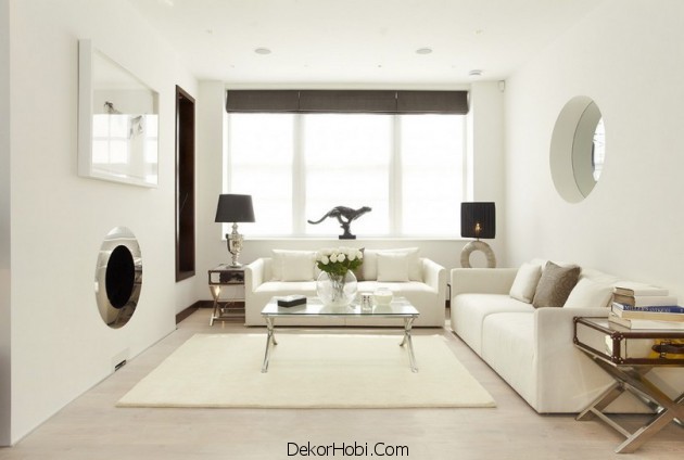 Küçük Salon Dekorasyon Örnekleri