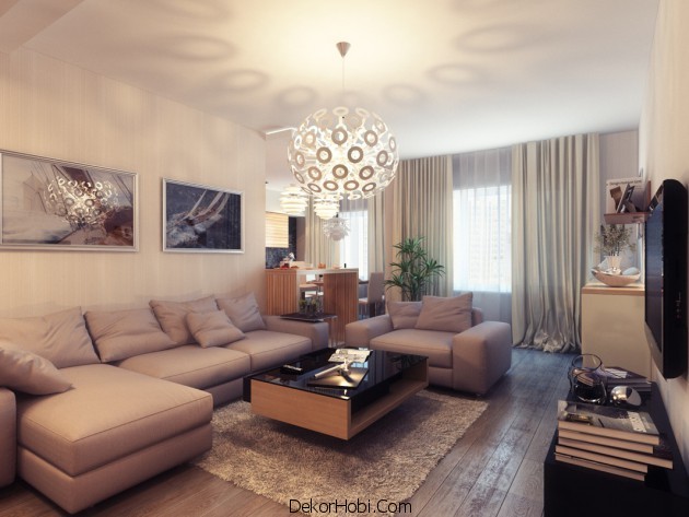 Fonksiyonel Küçük Salon Dekorasyonu